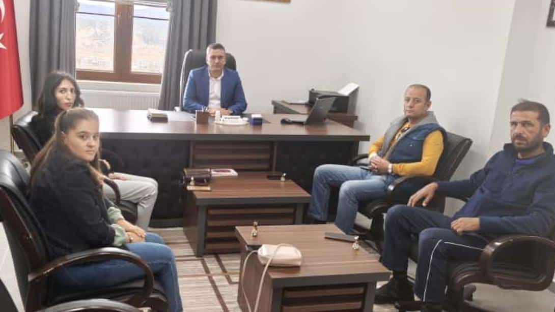İlçe Milli Eğitim Müdürümüz Kürşat BAYAZIT'a Hayırlı Olsun Ziyareti